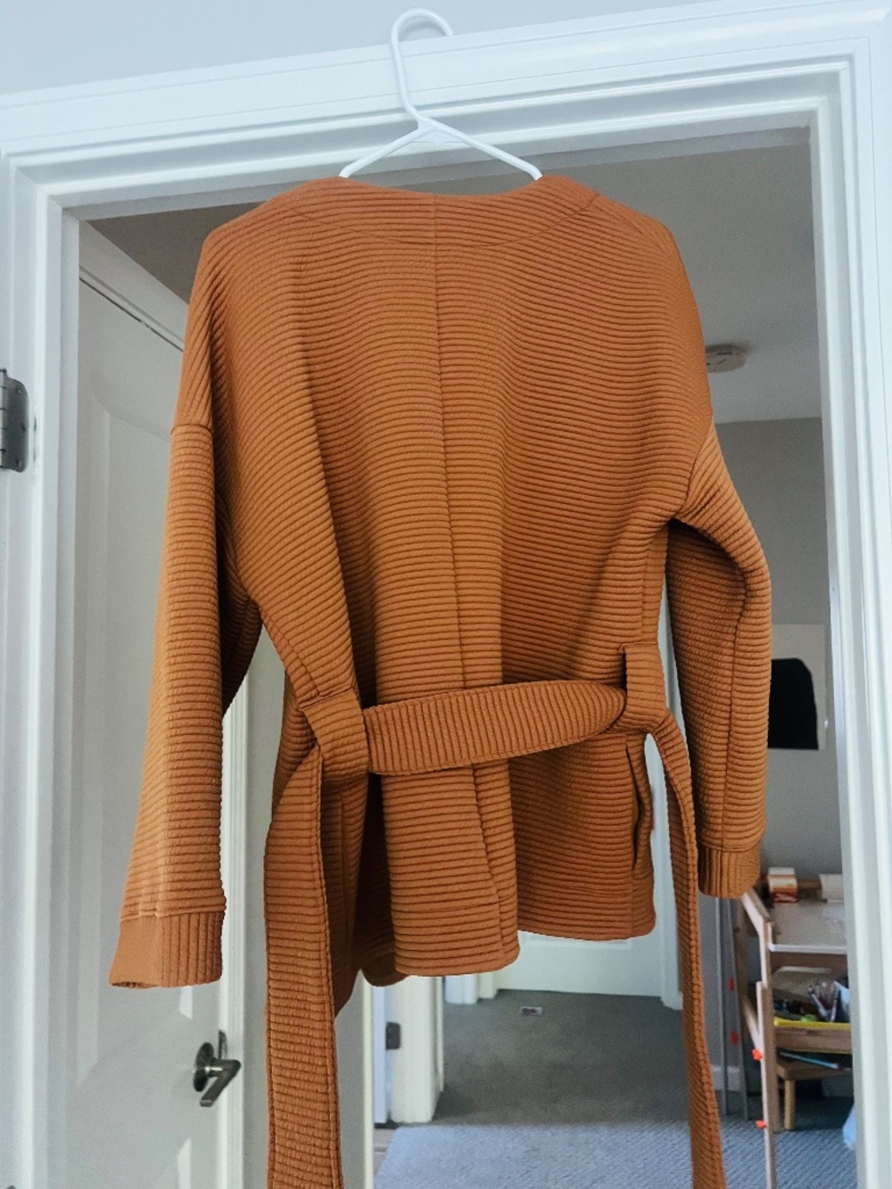 Beautiful Madewell chestnut-colored belted coat - Picture 5 of 5